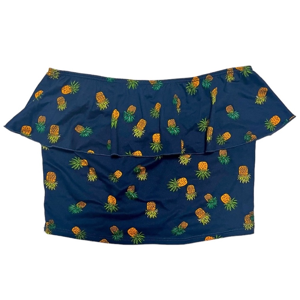 ❤️ Pineapple Print Cropped Top